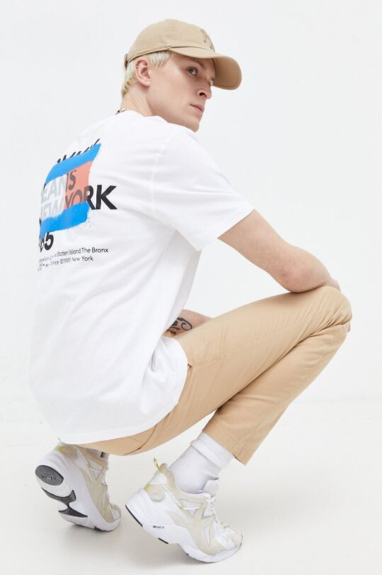 

Хлопковая футболка Tommy Jeans, белый