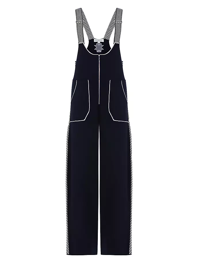

Шерстяной трикотажный комбинезон Cortina Knitss, темно-синий