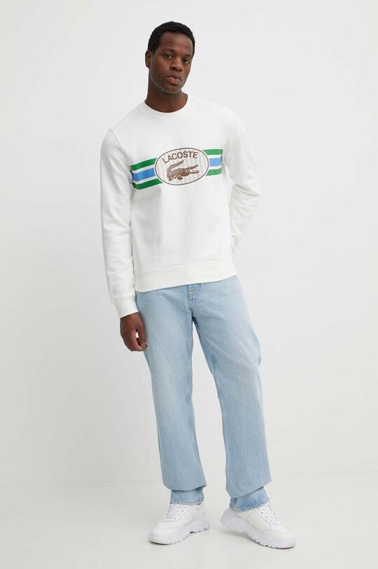 

Хлопковая толстовка Lacoste, бежевый