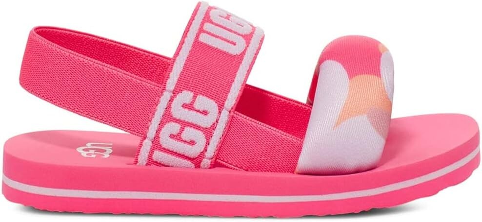

Сандалии на плоской подошве Zuma Sling Camopop UGG, цвет Taffy Pink