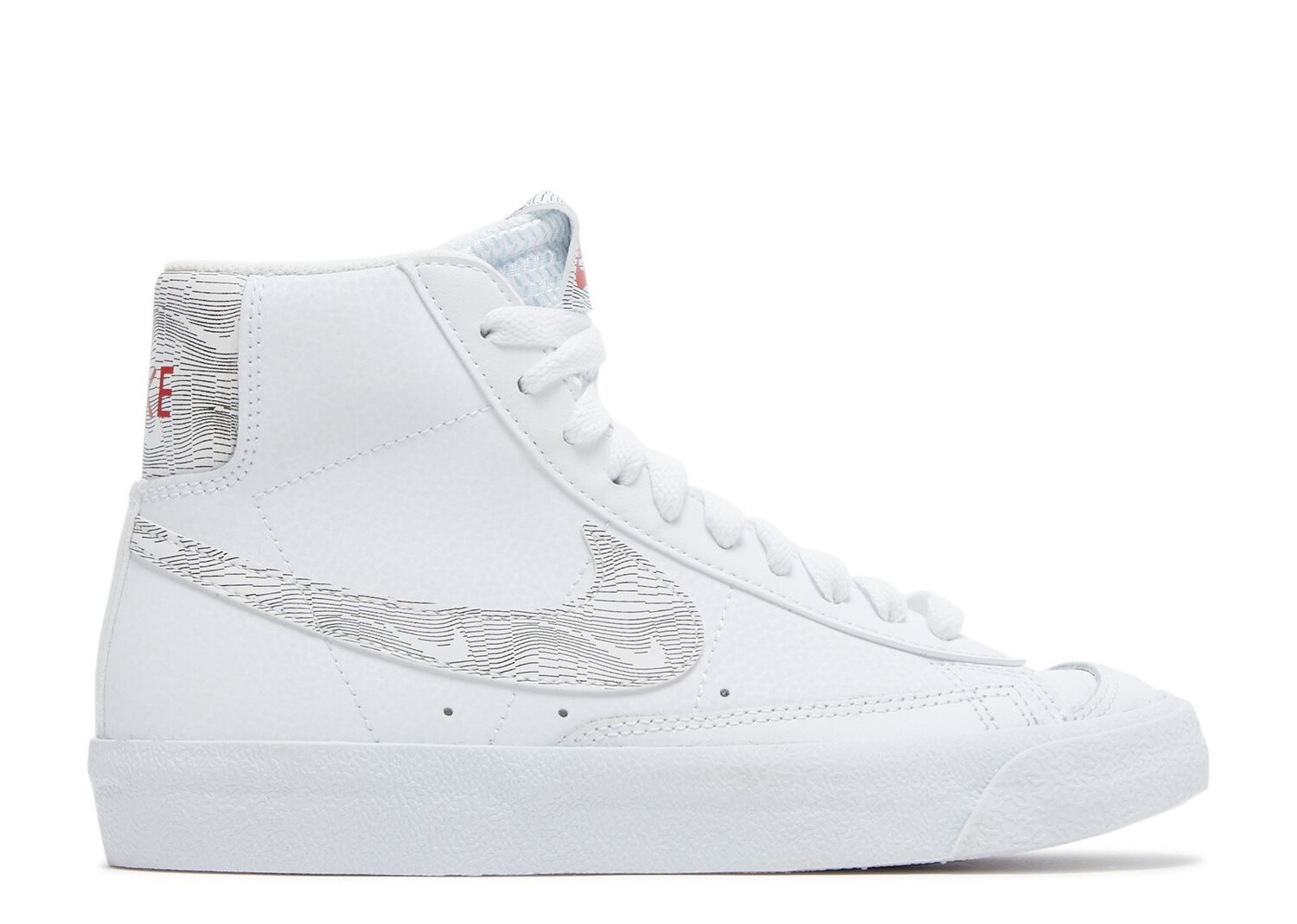 

Кроссовки Nike Blazer Mid '77 Gs 'White Logo Print', белый