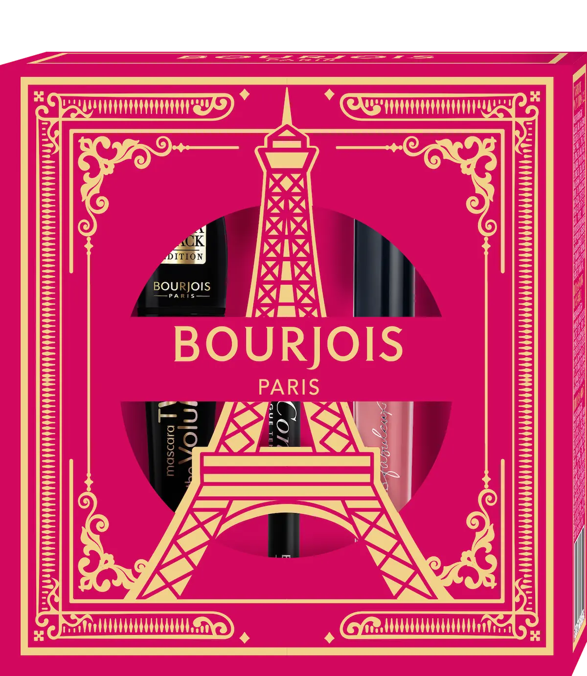 

Набор: ультрачерная тушь для ресниц Bourjois Twist, 1,2 гр