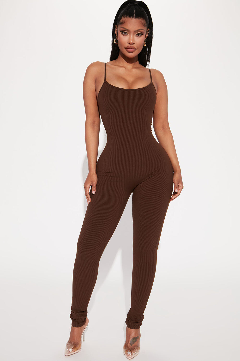 

Комбинезон Fashion Nova ZDJ2352, шоколад