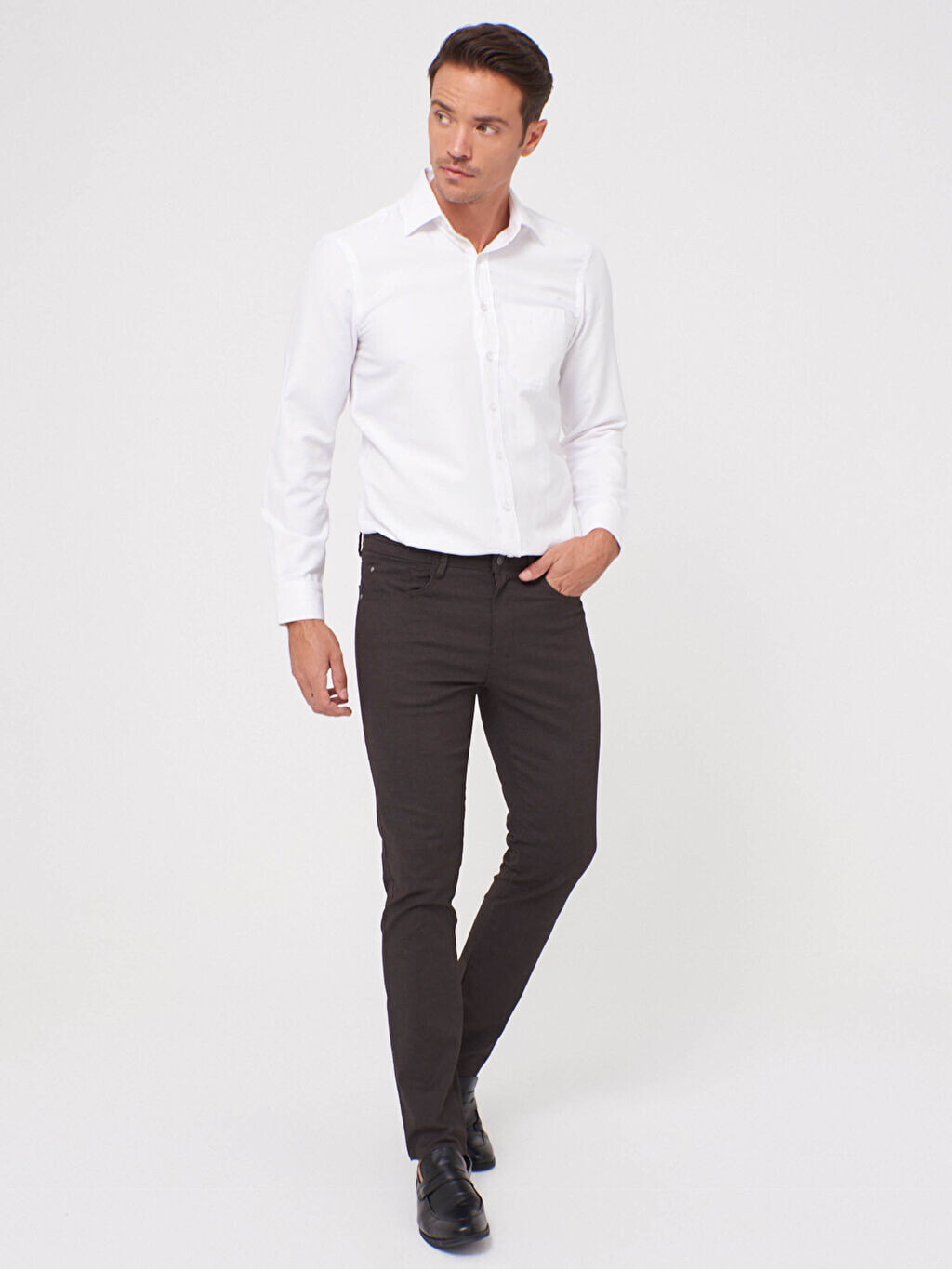 

Текстурированные брюки Slim Fit LCWAIKIKI Classic