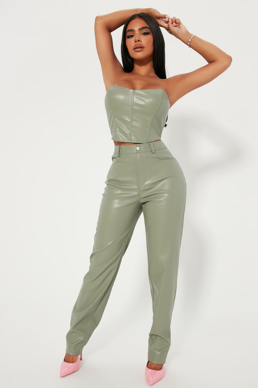 

Брюки Fashion Nova 8780H2, шалфей