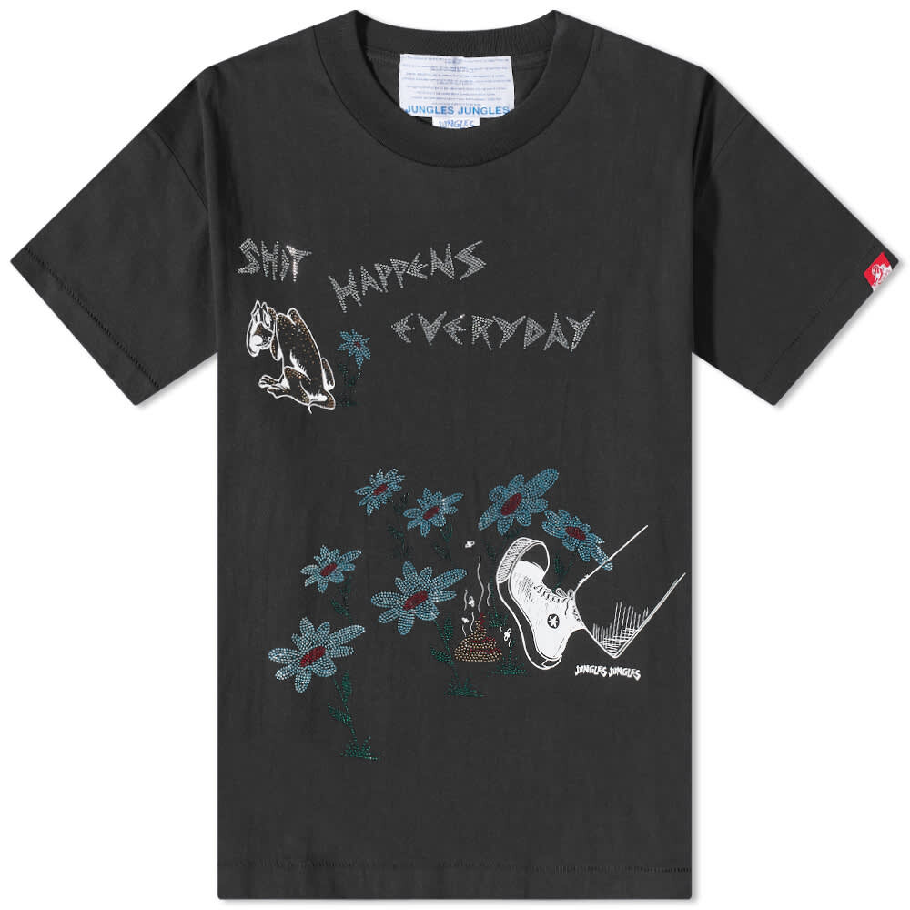 

Футболка Jungles Jungles Shit Happens Rhinestone Tee