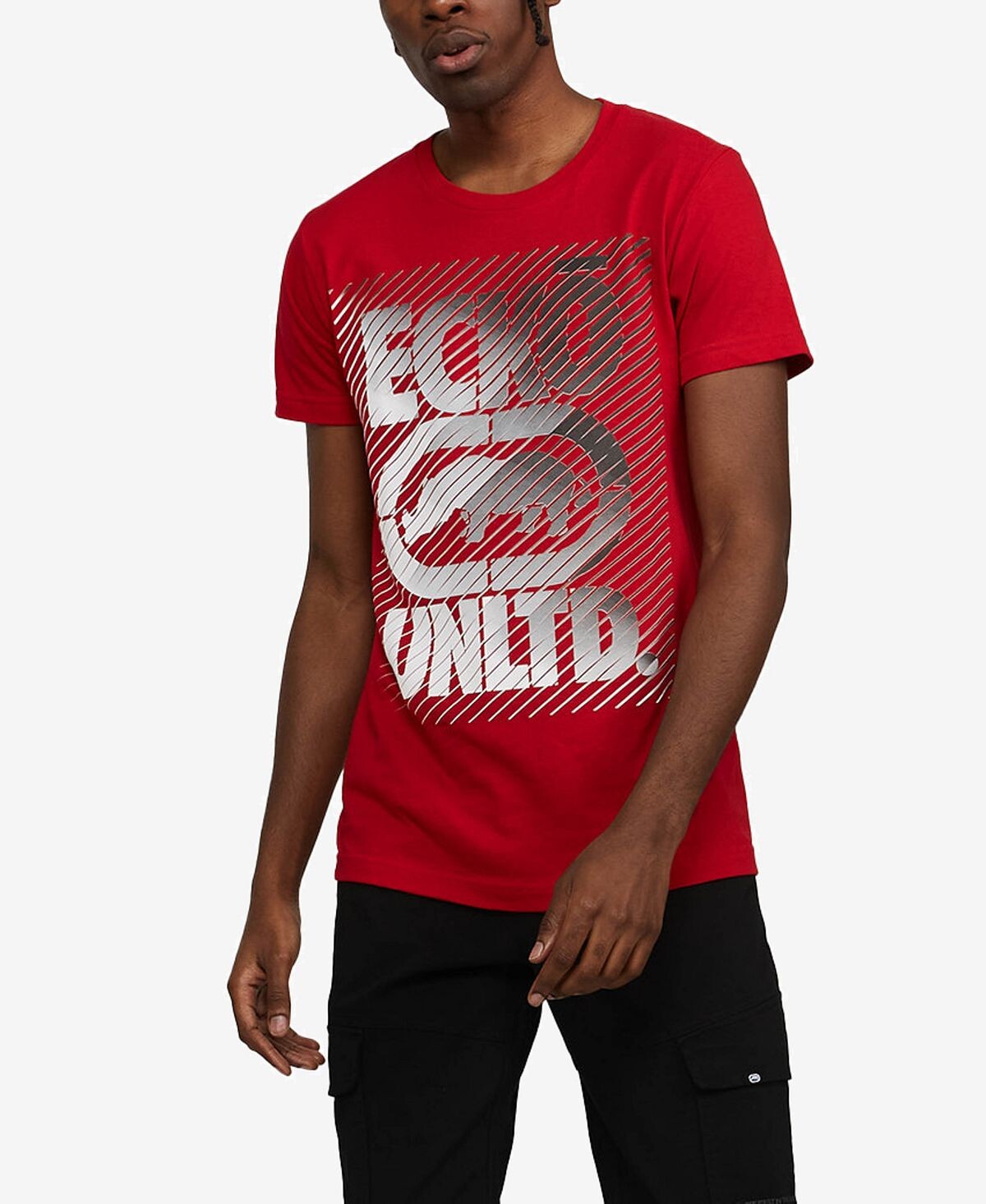 

Мужская футболка с рисунком balance transfer Ecko Unltd, красный