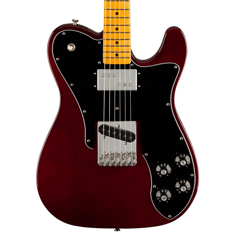 цена Fender American Vintage II Limited Edition 1977 Telecaster Custom, кленовый гриф - винно-красный Fender American II Limited Edition Telecaster Custom, Maple Fingerboard -