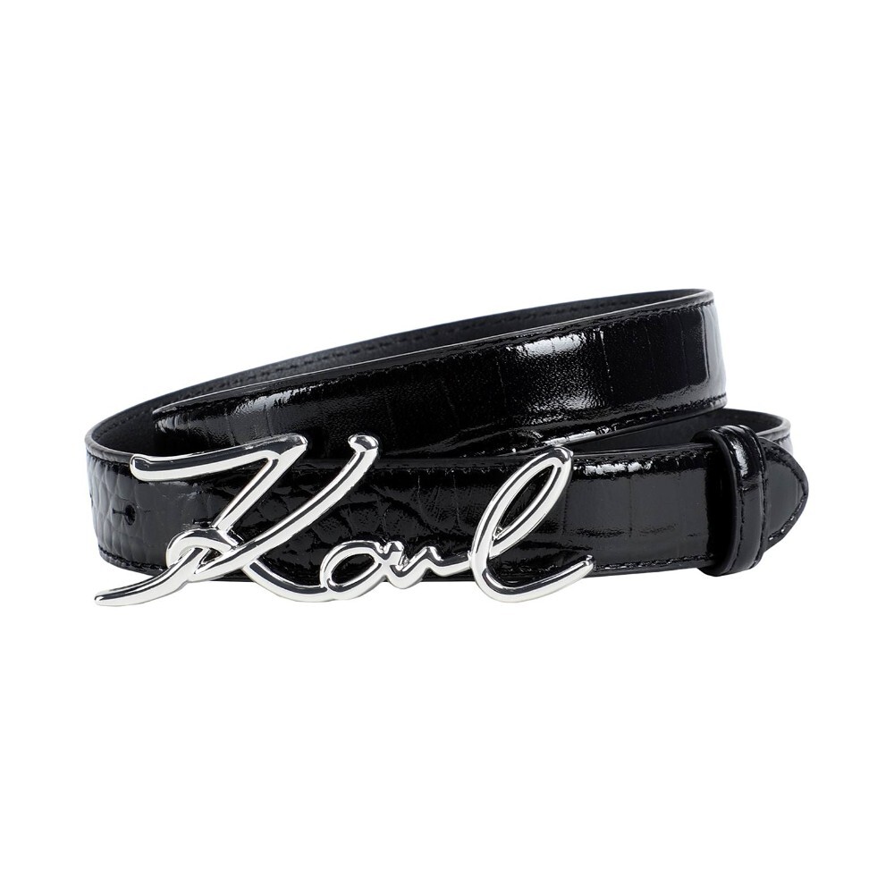 

Ремень Karl Lagerfeld K/signature Croc, черный