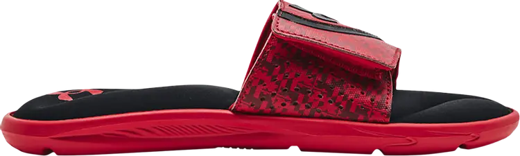 

Сандалии Under Armour Ignite 6 Graphic Strap Slide Red Digi Camo, красный