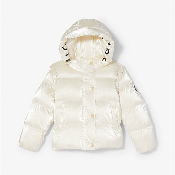 

Куртка-трансформер Michael Kors Kids Metallic Quilted Puffer, кремовый