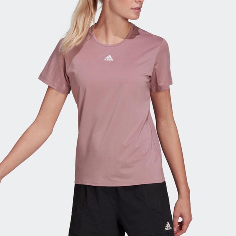 

Футболка Adidas Neo, розовый/белый