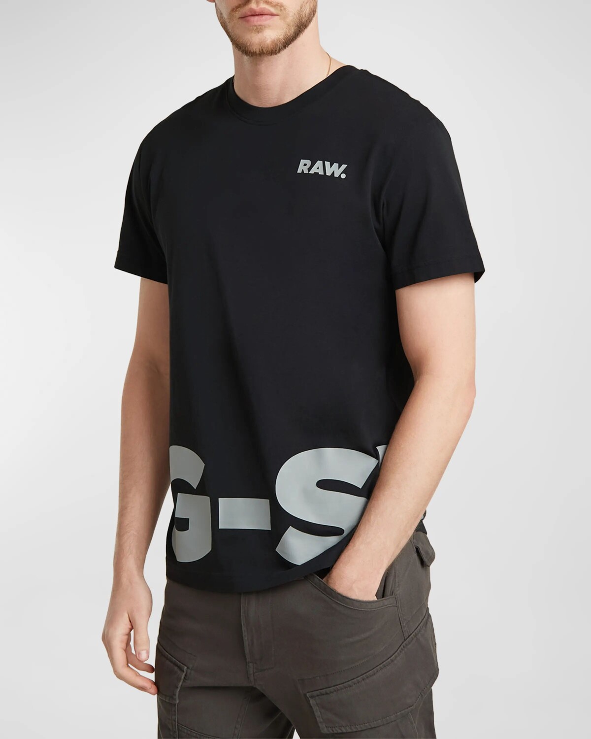 

Мужская футболка Gig G G-STAR RAW, цвет Dk Black