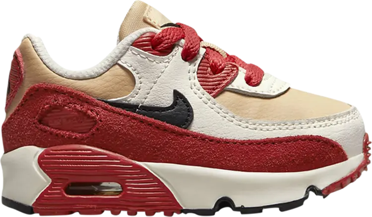 

Кроссовки Nike Air Max 90 Leather TD 'Sesame Red Clay', красный