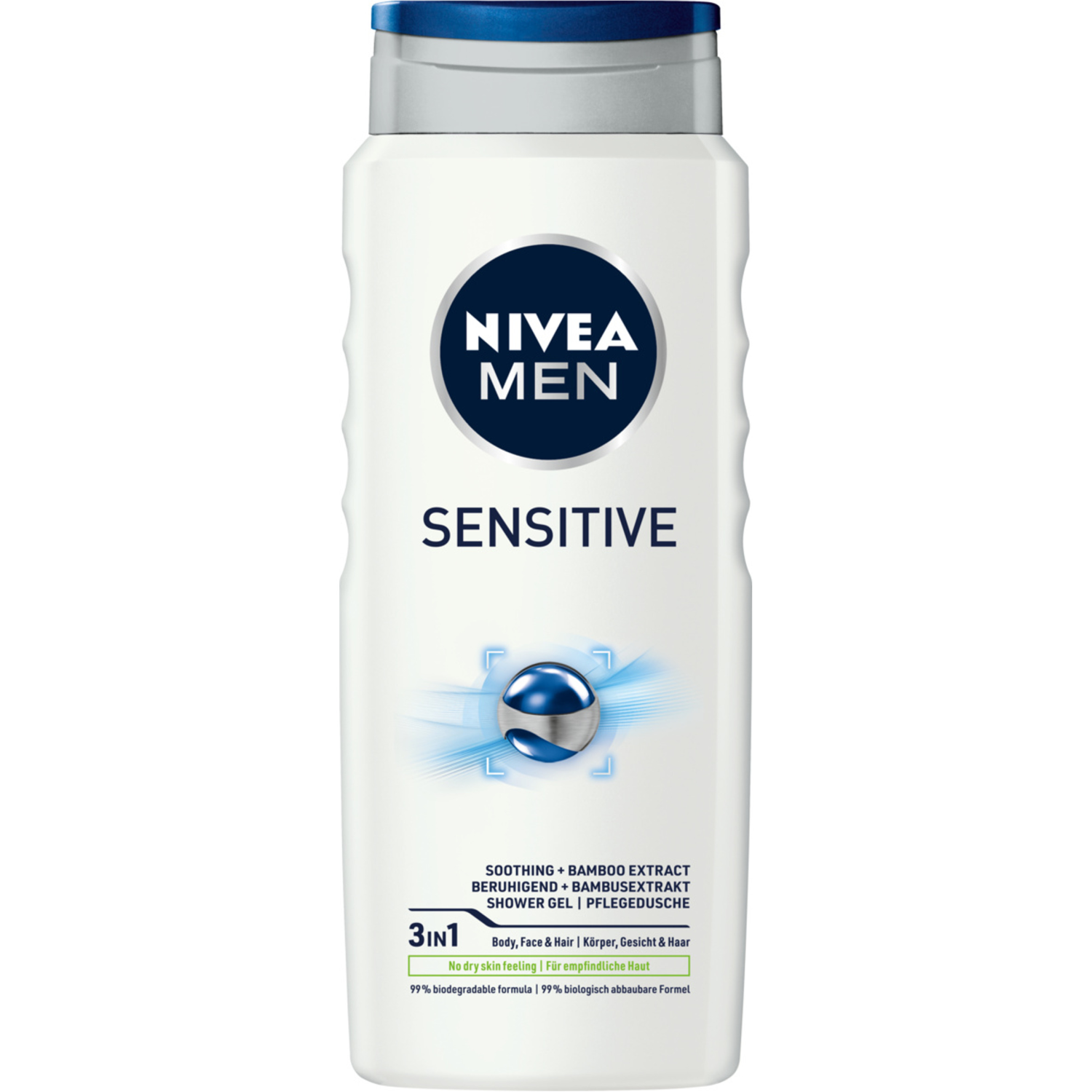 Nivea MEN Sensitive гель для душа для чувствительной мужской кожи, 500 мл - фото