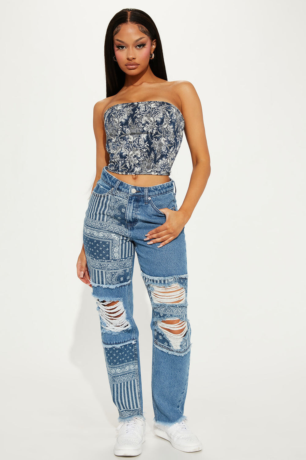 

Джинсы Fashion Nova FN1329I311, синий