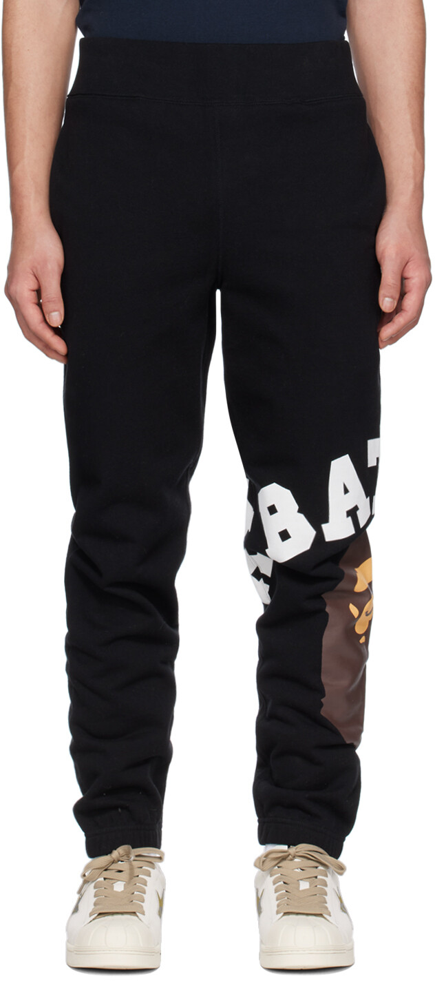 

Черные брюки Giant College Lounge BAPE