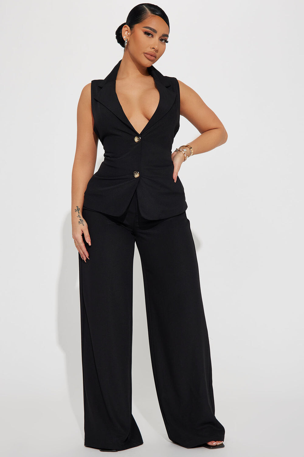 

Брюки Fashion Nova HF23E949SET, черный