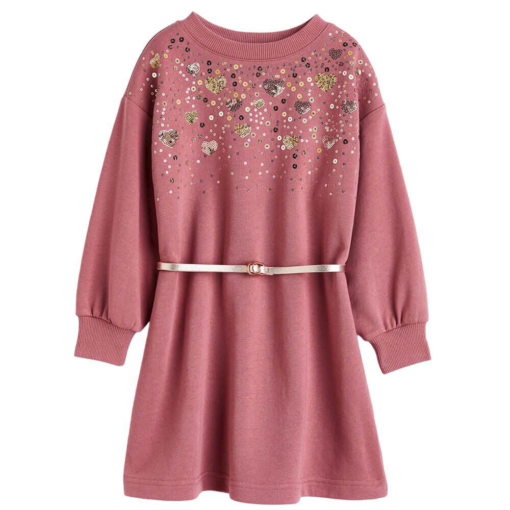 

Платье H&M Sweatshirt, темно-розовый