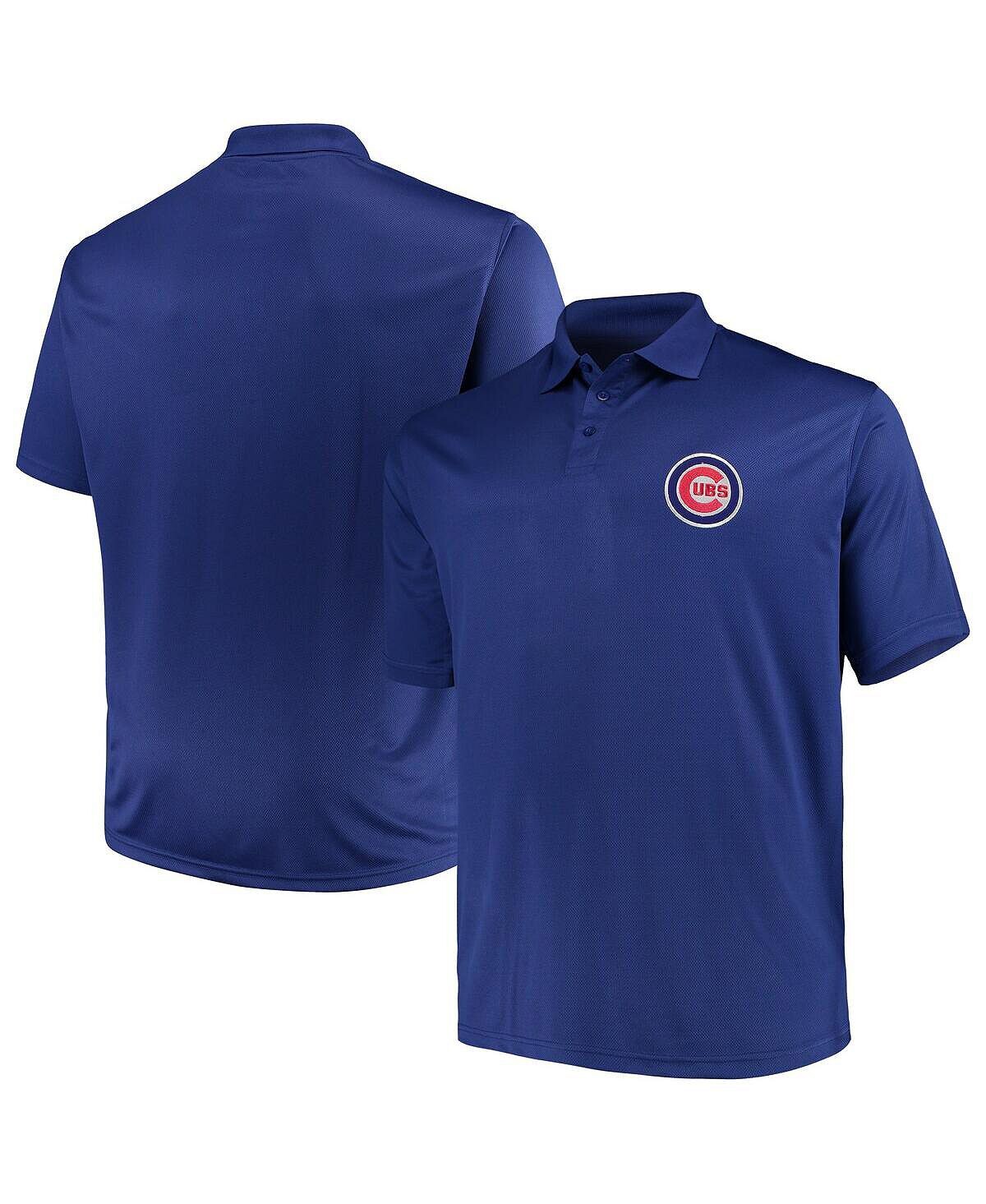 

Мужская рубашка-поло royal chicago cubs big and tall из сплошного птичьего глаза Fanatics