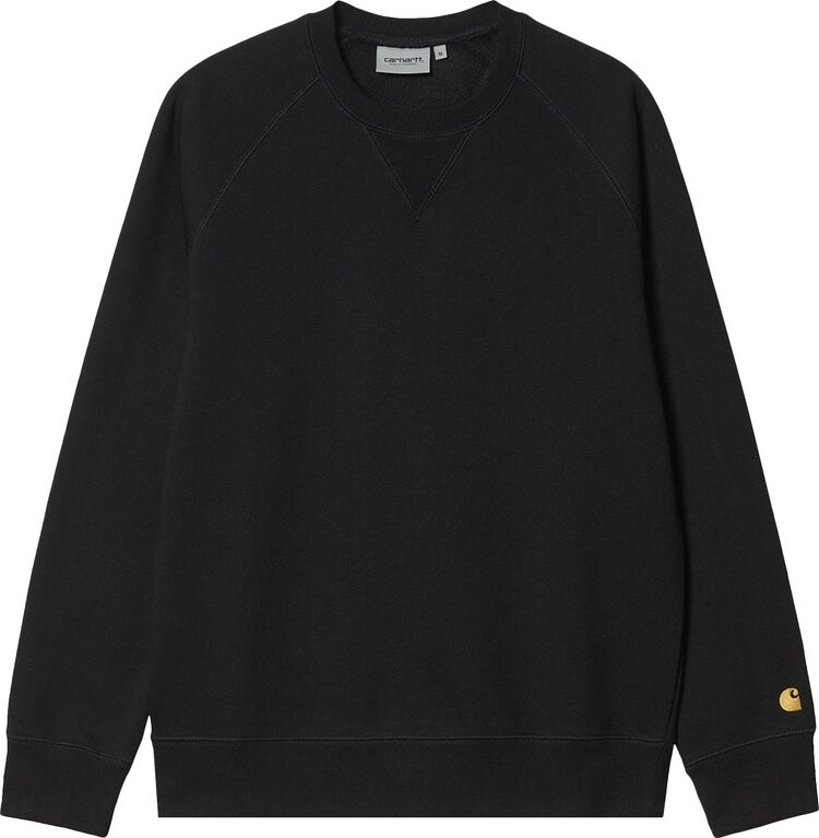 

Толстовка Carhartt WIP Chase Sweatshirt 'Black/Gold', черный