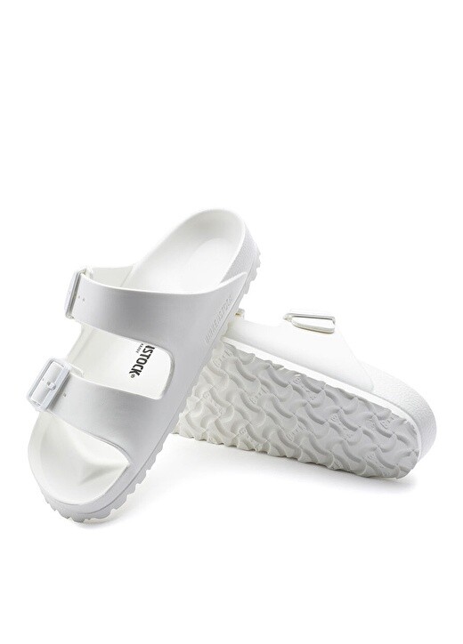 

Белые женские тапочки Birkenstock