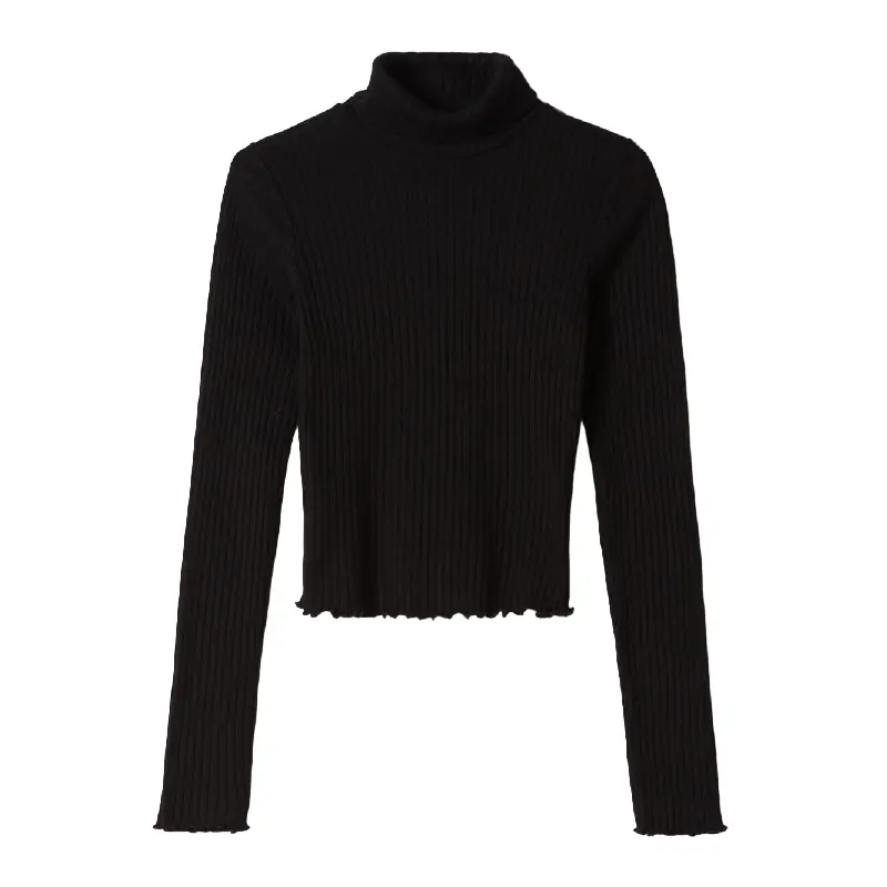 

Свитер Bershka High Neck, черный