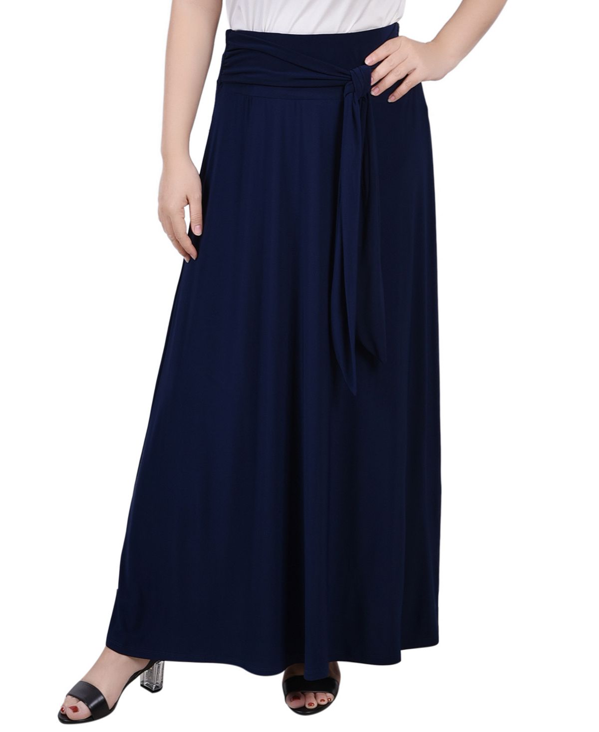юбка fashion collection агриппа Женская макси-юбка missy с поясом на талии NY Collection