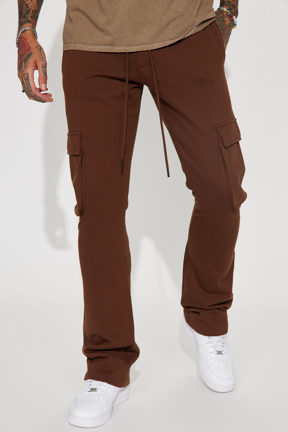 

Брюки карго Fashion Nova ZDF01N310040, шоколад, Коричневый