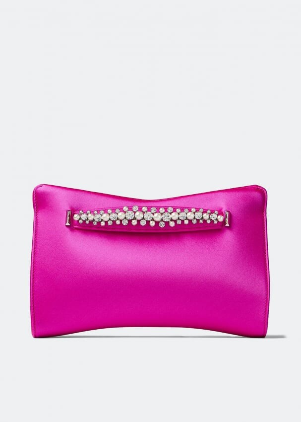 

Клатч JIMMY CHOO Venus clutch, розовый