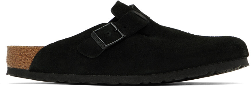 

Черные сабо Boston с мягкой стелькой Birkenstock