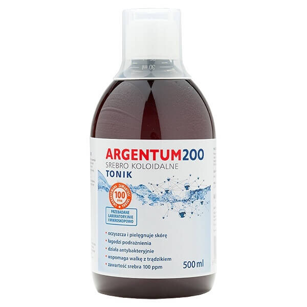 

Aura Herbals Тоник для лица Argentum 200 100PPM Коллоидное серебро 500мл