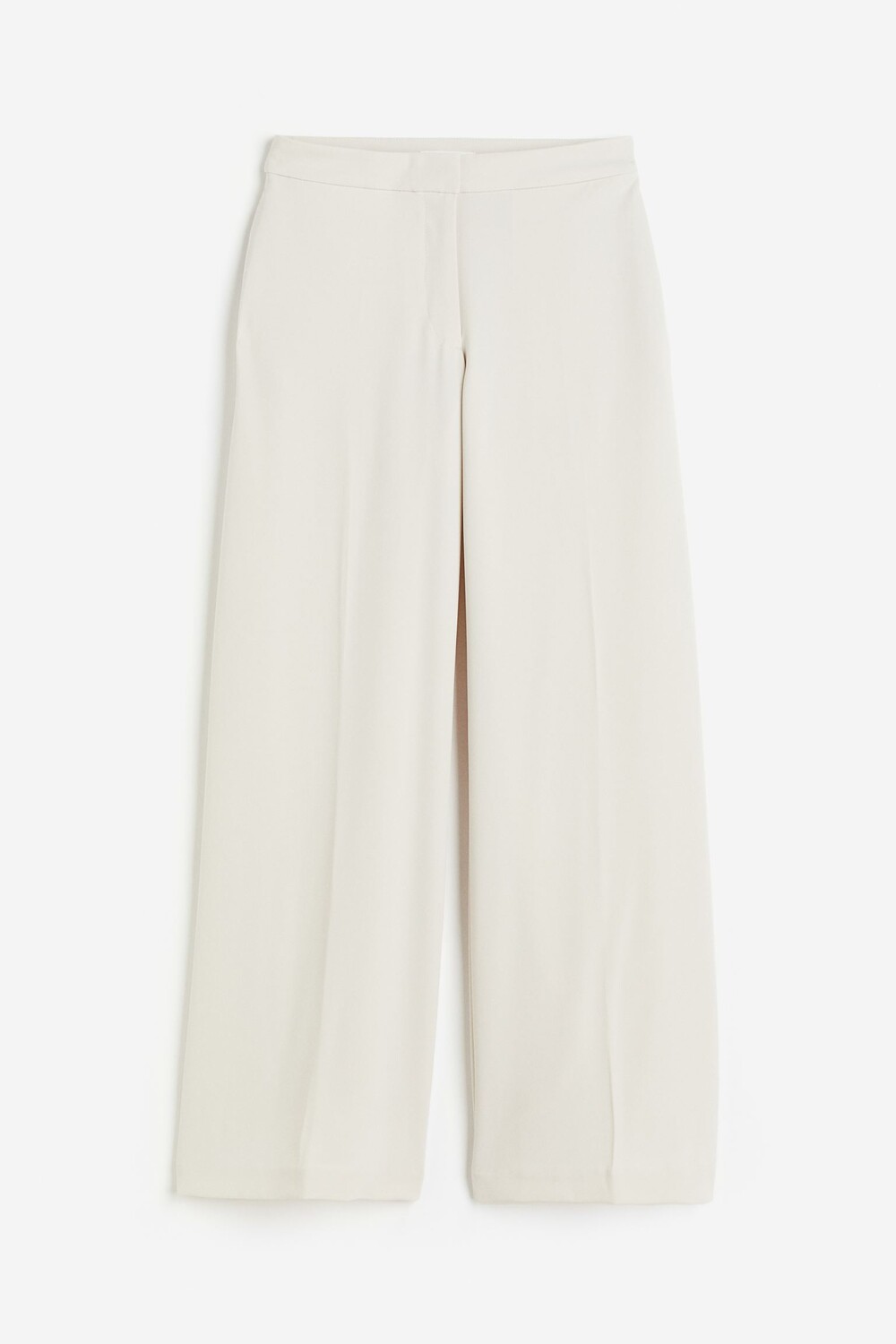 

Брюки H&M Wide-leg, светло-бежевый