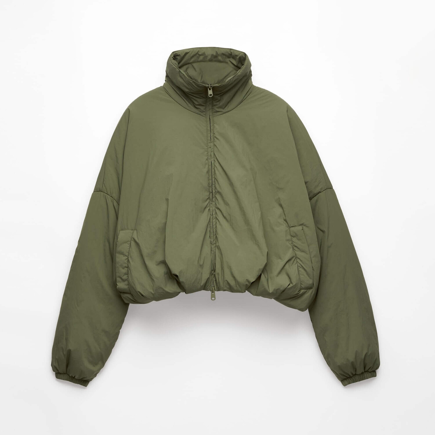 

Бомбер Oysho Lightweight Water-Repellent Fellex Aerogel, хаки