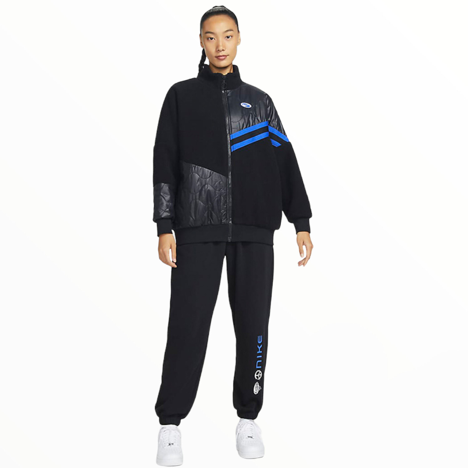 

Куртка Nike Zip NSW Sherpa Nylon, черный