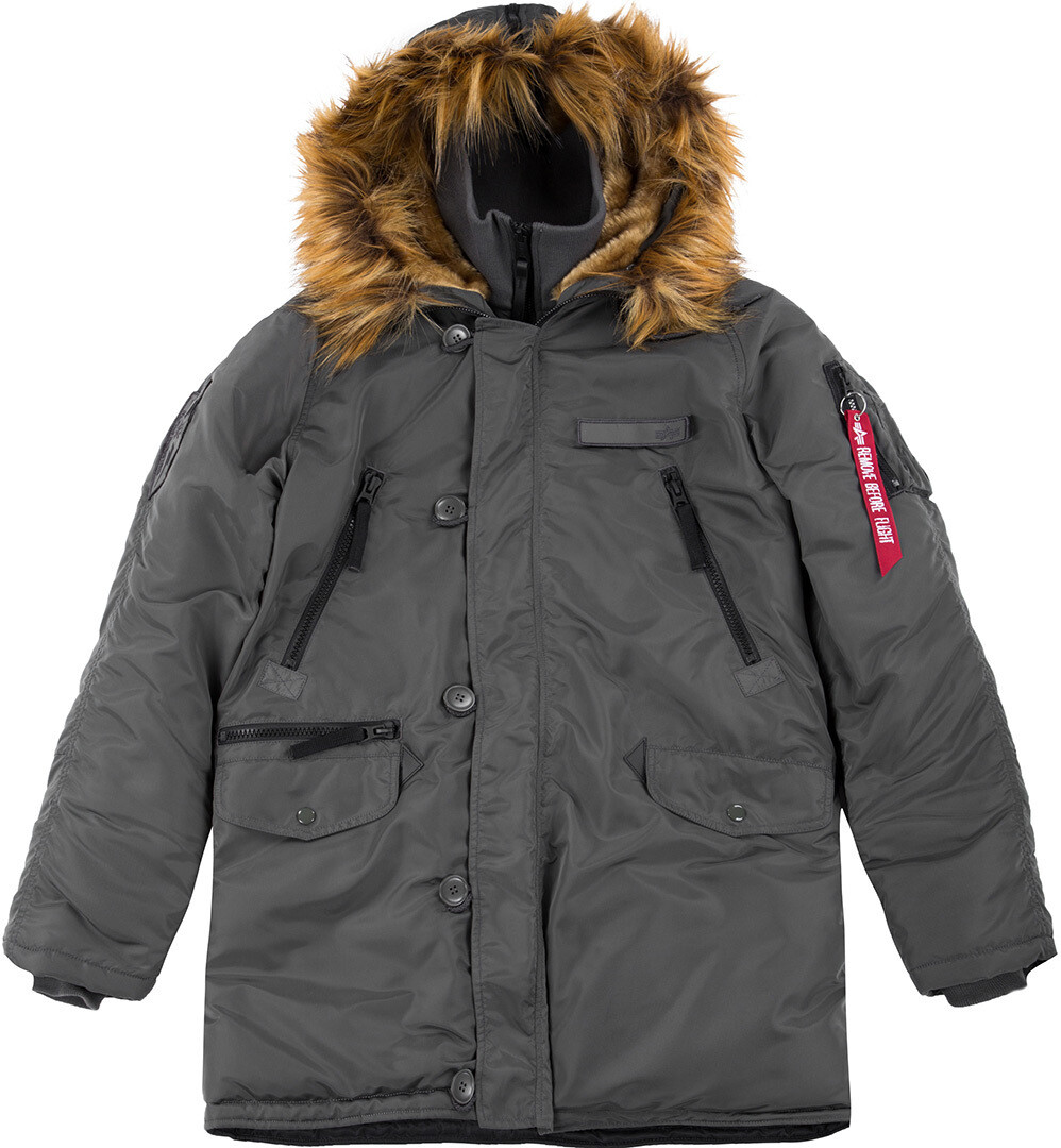 

Куртка Alpha Industries PPS N3B, черно-серая