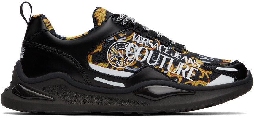 

Черные кроссовки \Левион\"" Versace Jeans Couture