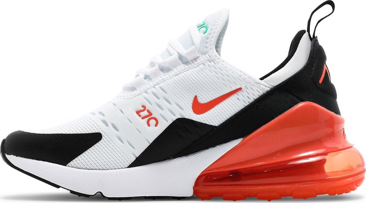 Nike 270 blanche online et orange