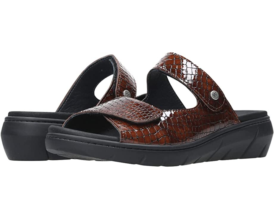 

Сандалии Cyprus Wolky, коньяк mini croco leather