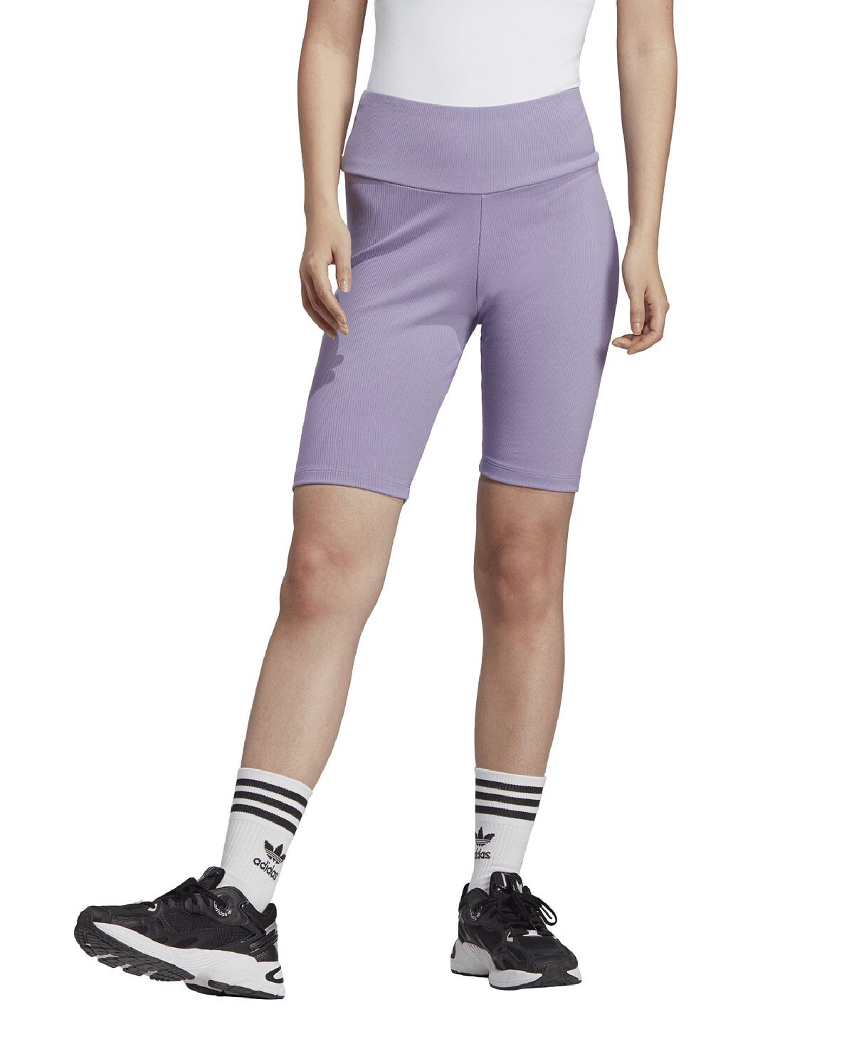

Женские короткие леггинсы с высокой посадкой adicolor essentials adidas, мульти