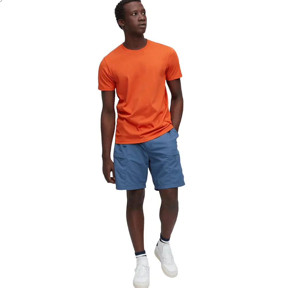 Футболка Uniqlo Dry Crew Neck Short-Sleeve Color, оранжевый футболка uniqlo dry ex crew neck розовый