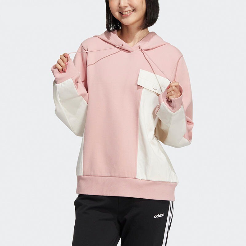

Свитшот Adidas, белый/розовый