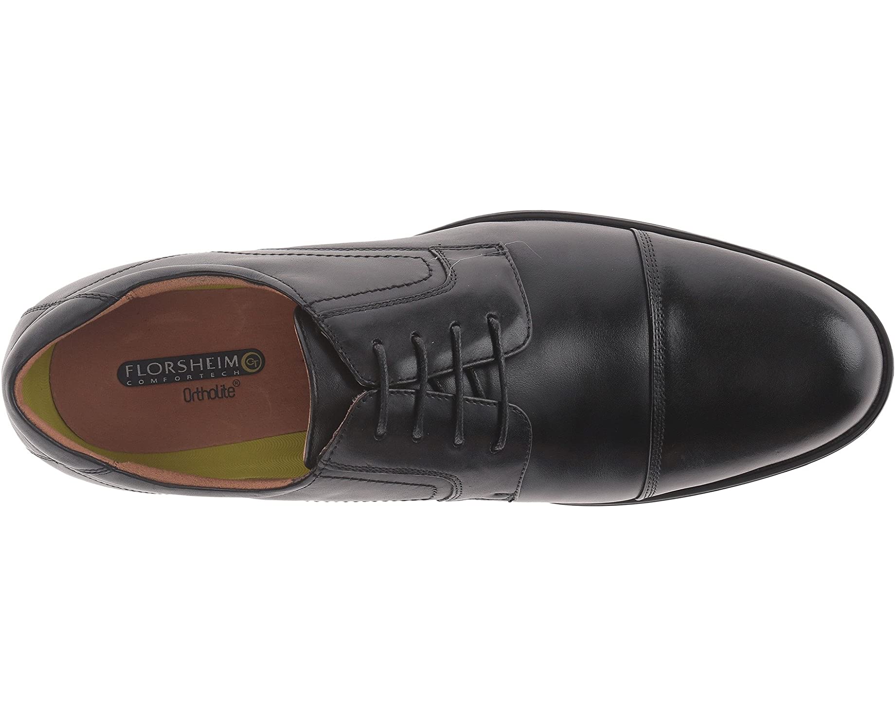 Оксфорды Midtown Cap Toe Oxford Florsheim, черный - фото