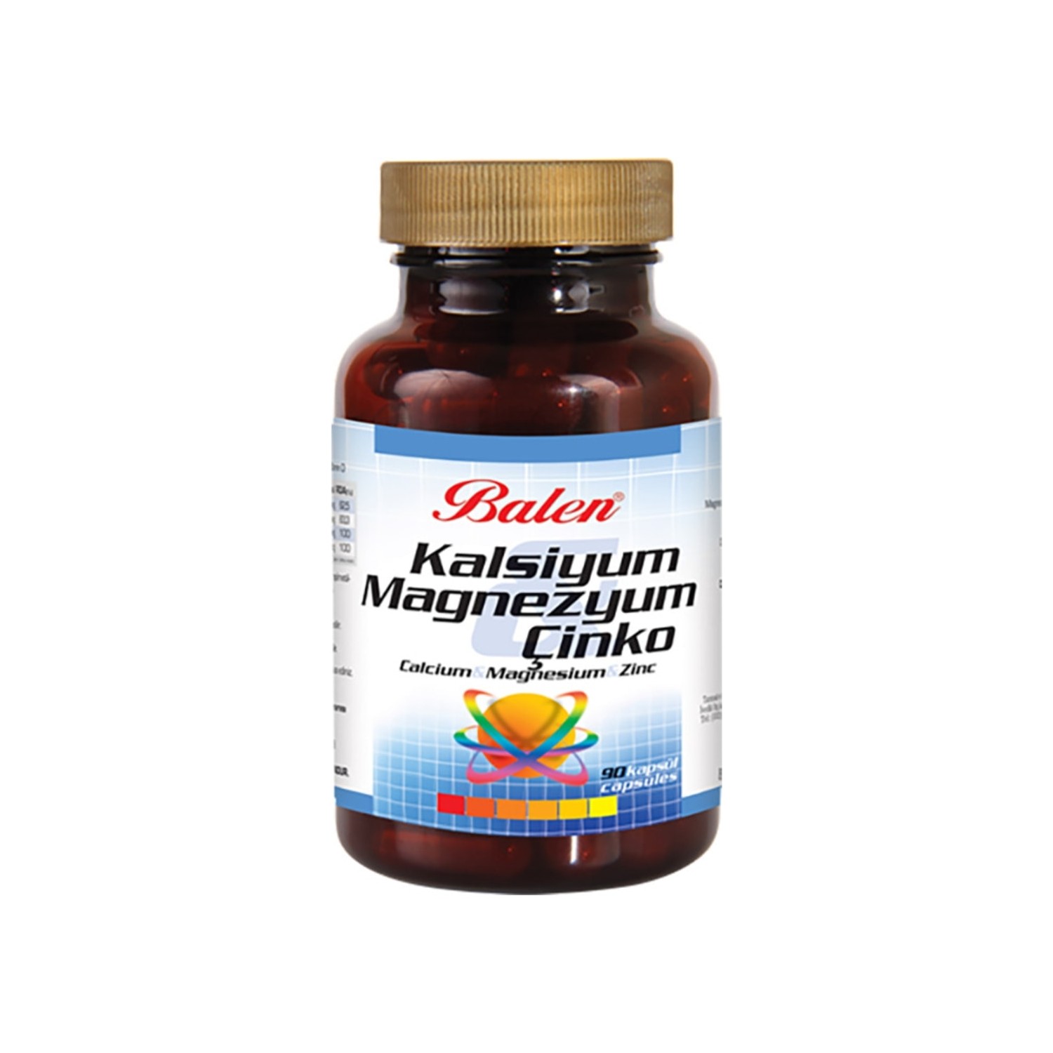 Витаминный комплекс Balen кальций, магний, цинк, 90 капсул, 709 мг витаминный комплекс balen omega 3 витамин b кальций магний цинк