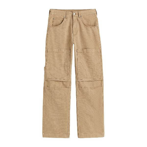 

Брюки в стиле милитари H&M Twill Utility, бежевый