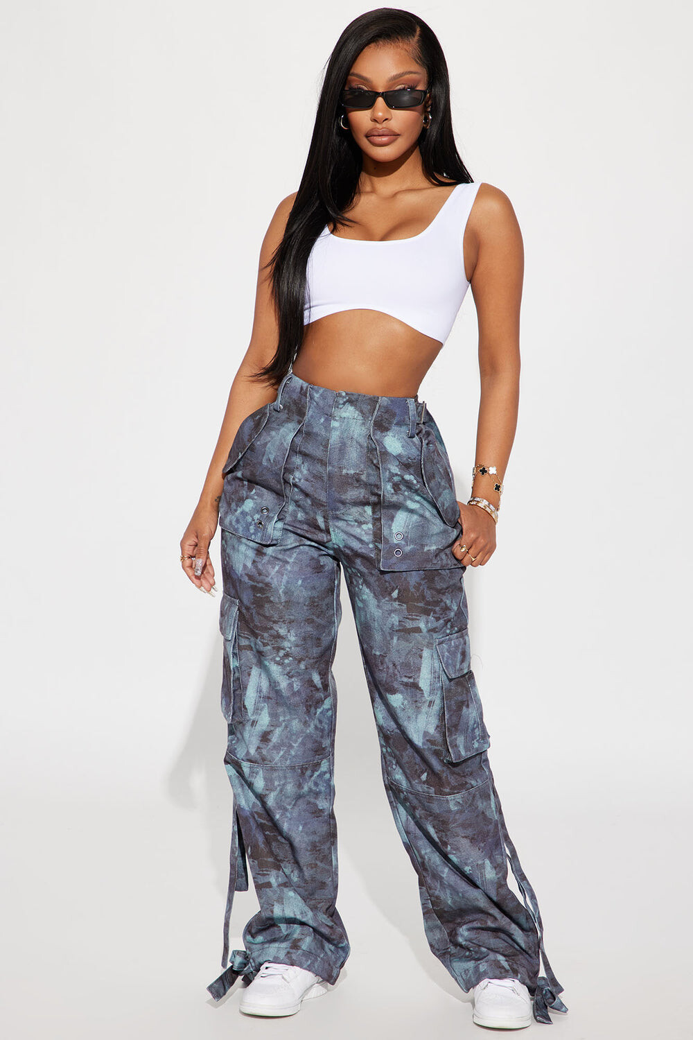 

Брюки карго Fashion Nova SK9048, синий