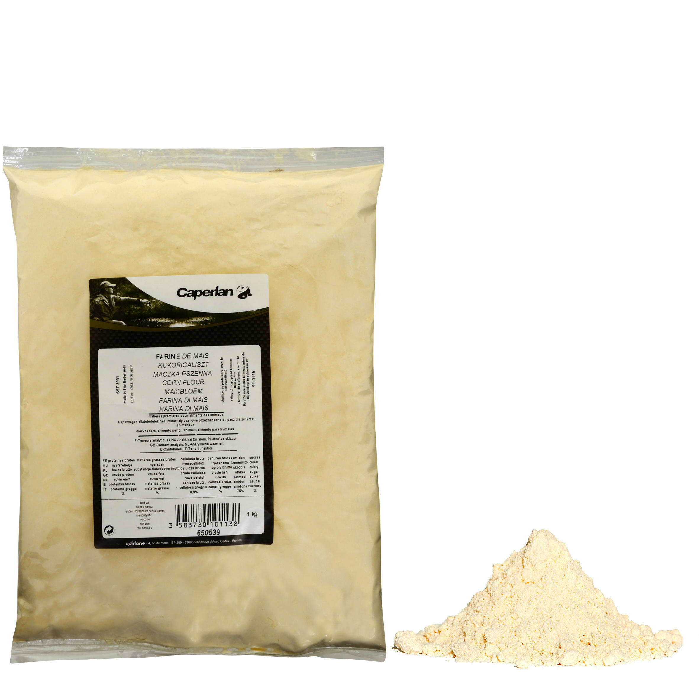 Кормовая добавка кукурузная мука 1 кг CAPERLAN мука кукурузная белая bharat bazaar 500 г