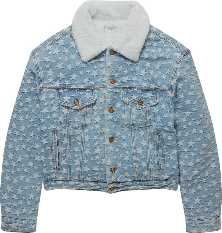 

Куртка ERL Denim Star Jacquard Jacket 'Blue', синий