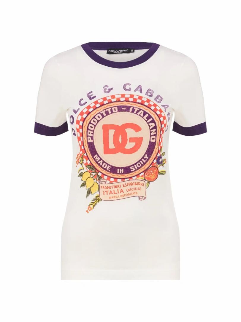 

Футболка с принтом Dolce&Gabbana
