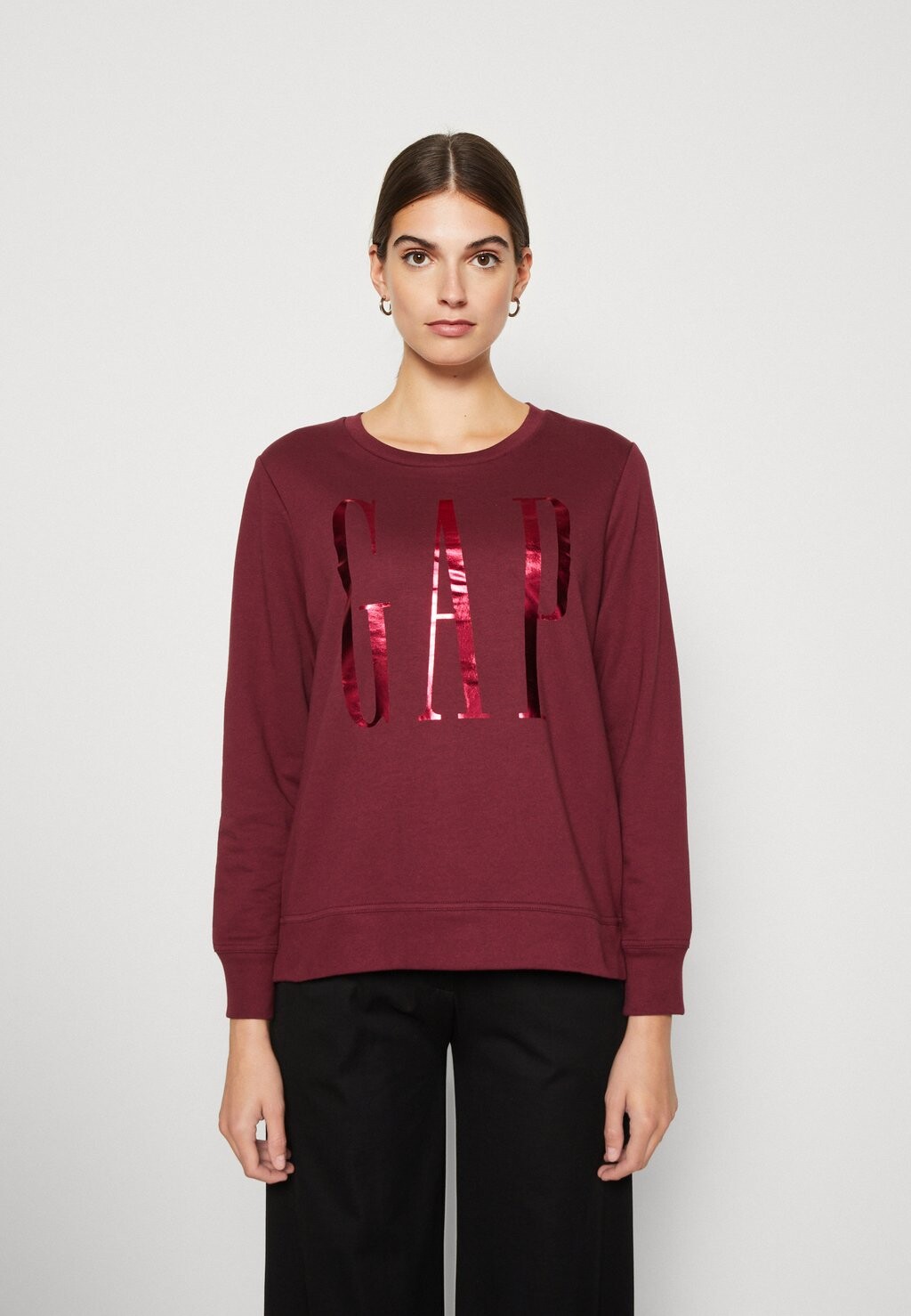 

Толстовка GAP Crew, темно-красный гранат